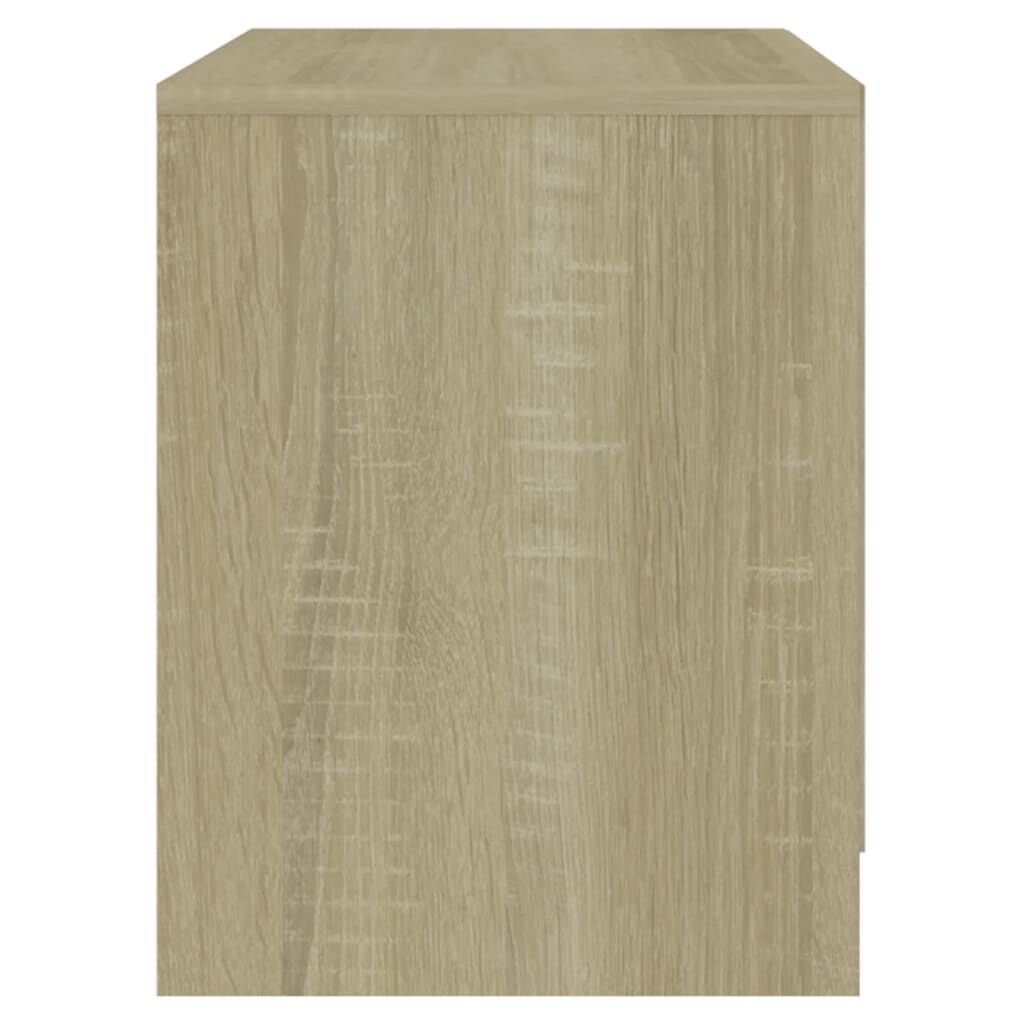 vidaXL Κομοδίνα 2 τεμ. Sonoma Δρυς 45x34,5x44,5 εκ. Επεξεργασμένο Ξύλο