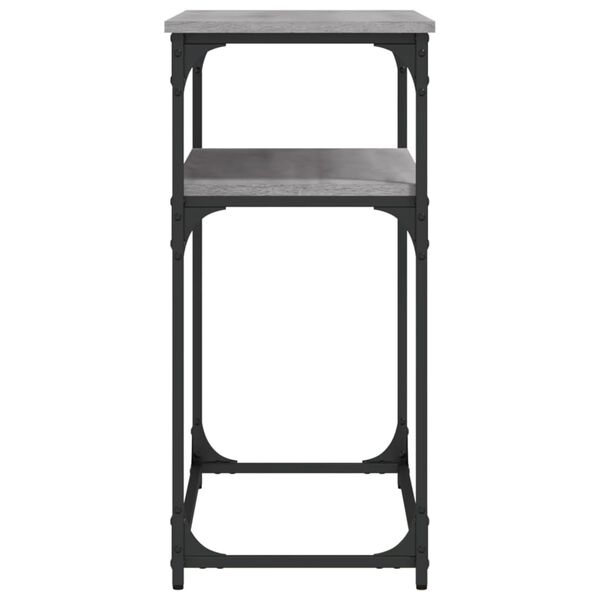 vidaXL Τραπέζι Κονσόλα Γκρι Sonoma 100x35,5x75 εκ. Επεξεργασμένο Ξύλο