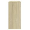 vidaXL Τραπέζι Κονσόλα Sonoma Δρυς 100x35x76,5 εκ. Επεξεργασμένο Ξύλο