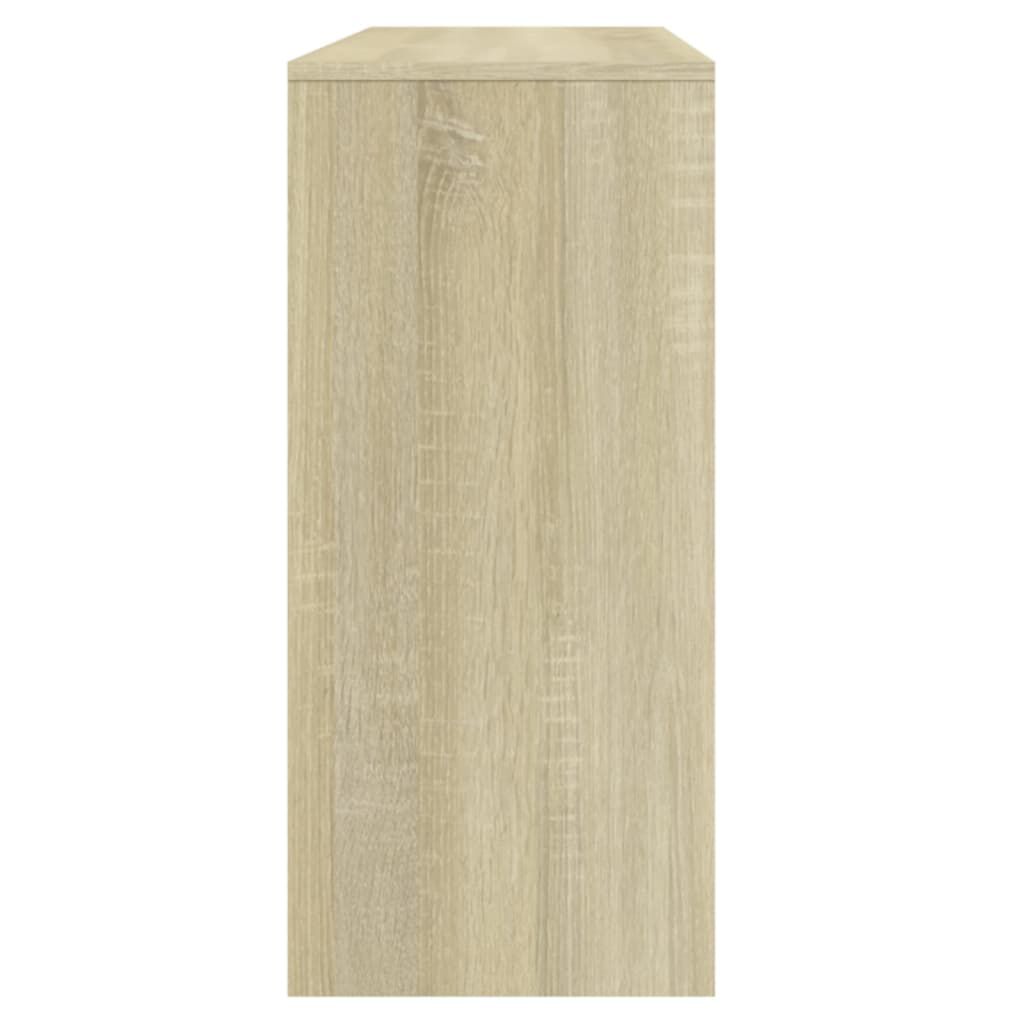 vidaXL Τραπέζι Κονσόλα Sonoma Δρυς 100x35x76,5 εκ. Επεξεργασμένο Ξύλο