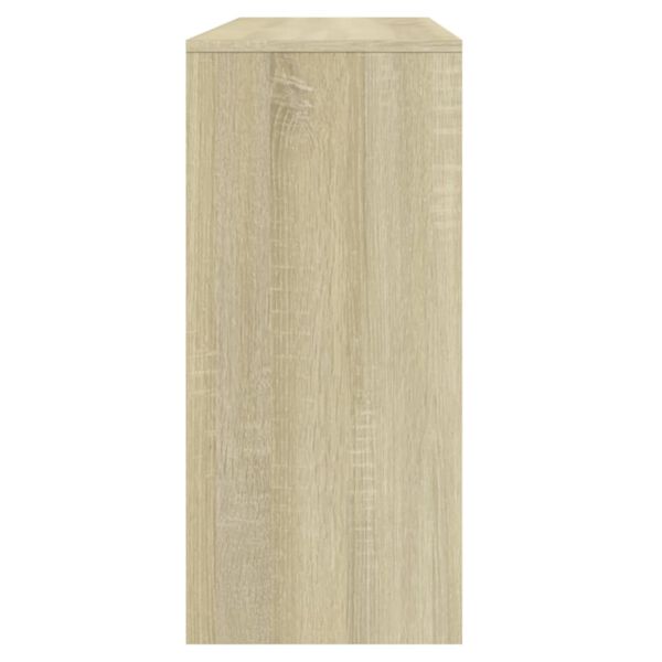 vidaXL Τραπέζι Κονσόλα Sonoma Δρυς 100x35x76,5 εκ. Επεξεργασμένο Ξύλο