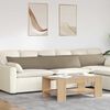 vidaXL Μαξιλάρι Καναπέ 2 pcs Taupe 200 x 40 εκ. ύφασμα