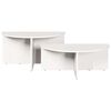 vidaXL Τραπεζάκι σαλονιού 2 pcs Λευκό 79 x 39.5 x 40 εκ