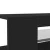 vidaXL Έπιπλο Τηλεόρασης με LED Μαύρο 90x39x30 εκ.