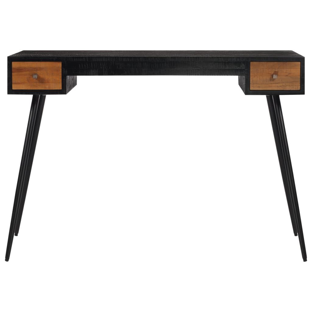 vidaXL Γραφείο 117 x 56,5 x 75 εκ. από Μασίφ Ανακυκλωμένο Teak