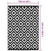 vidaXL Χαλί εξωτερικού χώρου ARAKIL Γκρι 160x230 cm PP