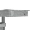vidaXL Τραπέζι Μπαρ Τοίχου Γκρι Sonoma 102x45x103,5 εκ. Επεξεργ. Ξύλο