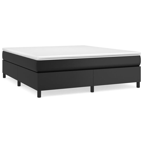 vidaXL &Kappa;&rho;&epsilon;&beta;ά&tau;&iota; Boxspring &mu;&epsilon; &Sigma;&tau;&rho;ώ&mu;&alpha; &Mu;&alpha;ύ&rho;&omicron; 160x200&epsilon;&kappa;.&alpha;&pi;ό &Sigma;&upsilon;&nu;&theta;&epsilon;&tau;&iota;&kappa;ό &Delta;έ&rho;&mu;&alpha;