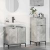 vidaXL Σετ Επίπλων Μπάνιου 2 pcs Γκρι σκυροδέματος 39.5 x 36 x 88 εκ