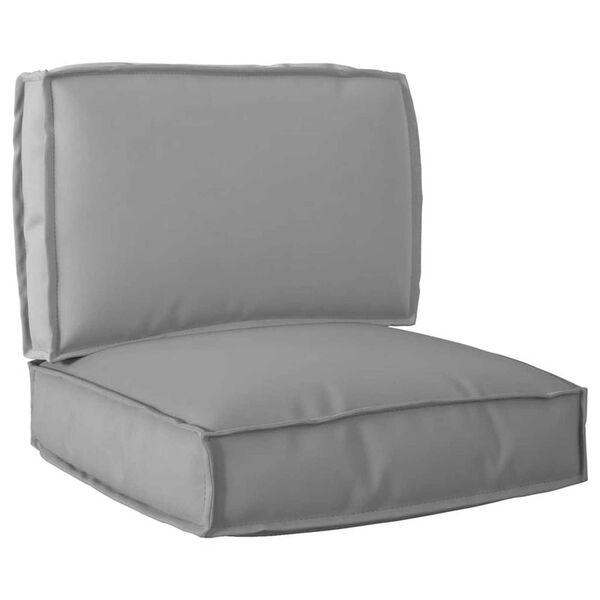 vidaXL Σετ Μαξιλαριών Πάγου 2 pcs Γκρι 60 x 60 x 12 cm Ύφασμα Oxford