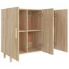 vidaXL Ντουλάπι Sonoma δρυς 90x34x80 εκ. Επεξεργασμένο Ξύλο