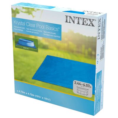 Intex Υπόστρωμα Πισίνας Προστατευτικό Τετράγωνο 472 x 472 εκ. 28048