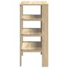 Ράφι παπουτσιών vidaXL Sonoma Oak 61x32x70 cm Κατασκευασμένο ξύλο