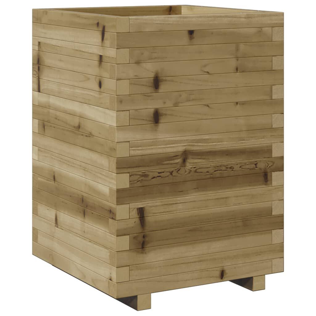 vidaXL Ζαρντινιέρα 50x50x72,5 εκ. Εμποτισμ. Ξύλο Πεύκου