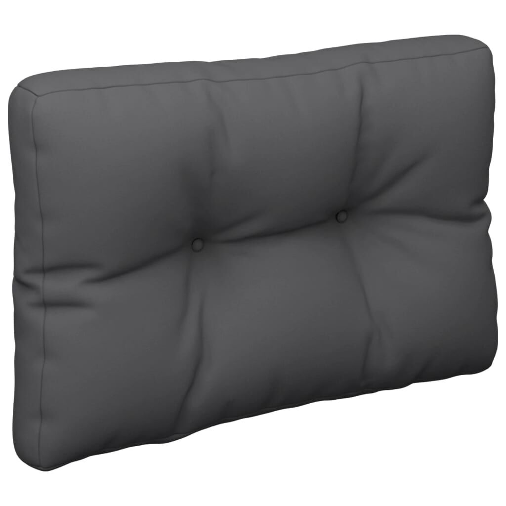 vidaXL Μαξιλάρι Παλέτας Ανθρακί 50 x 40 x 12 εκ. Υφασμάτινο