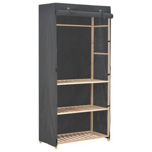 vidaXL &Nu;&tau;&omicron;&upsilon;&lambda;ά&pi;&alpha; &mu;&epsilon; 3 &Rho;ά&phi;&iota;&alpha; &Gamma;&kappa;&rho;&iota; 79 x 40 x 170 &epsilon;&kappa;. &Upsilon;&phi;&alpha;&sigma;&mu;ά&tau;&iota;&nu;&eta;