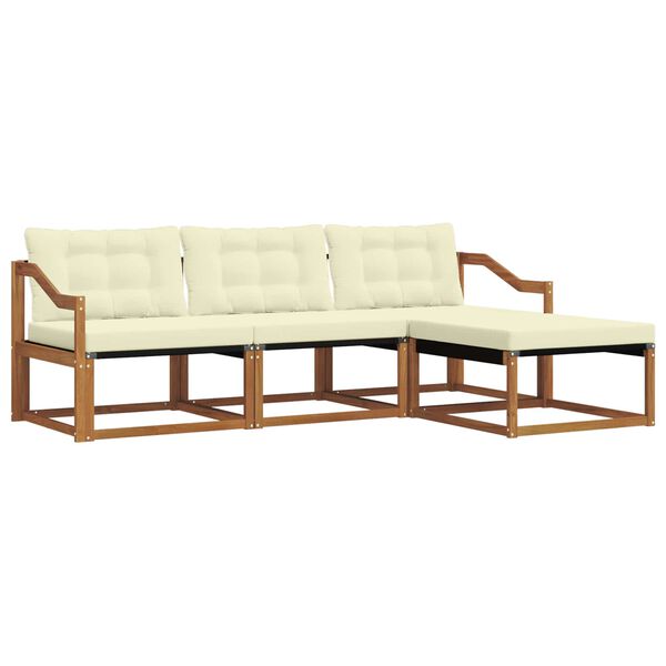 vidaXL &Sigma;&epsilon;&iota;&rho;ά &Kappa;&alpha;&nu;&alpha;&pi;έ &Epsilon;&xi;&omega;&tau;&epsilon;&rho;&iota;&kappa;&omicron;ύ &mu;&epsilon; &mu;&alpha;&xi;&iota;&lambda;ά&rho;&iota; 4 pcs &Phi;&upsilon;&sigma;&iota;&kappa;ό &kappa;&alpha;&iota; &Kappa;&rho;έ&mu;&alpha;