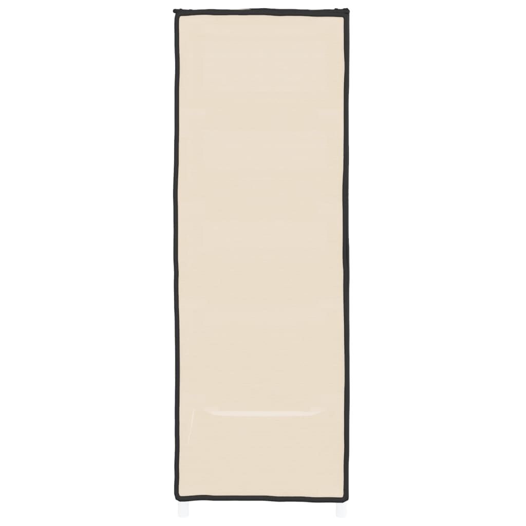 vidaXL Ντουλάπα Παπουτσιών Κρεμ 60 x 28 x 90 εκ. Υφασμάτινη