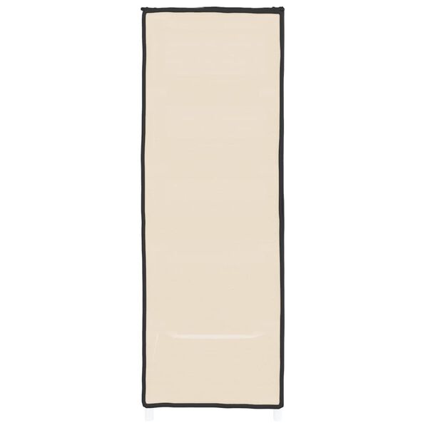 vidaXL Ντουλάπα Παπουτσιών Κρεμ 60 x 28 x 90 εκ. Υφασμάτινη