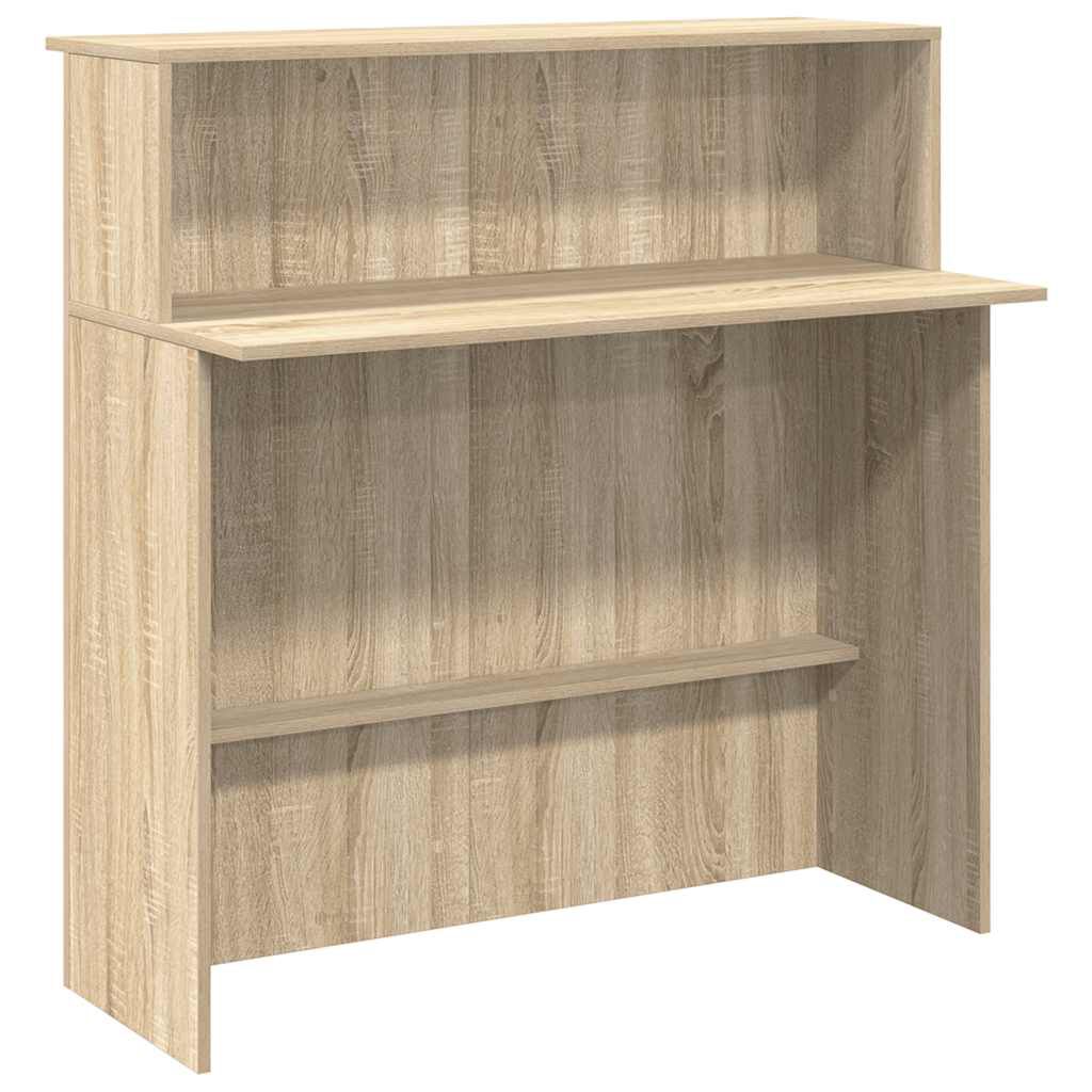 vidaXL Γραφείο υποδοχής Sonoma Δρυς 100x50x103,5εκ. Επεξεργασμένο Ξύλο