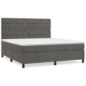 vidaXL &Kappa;&rho;&epsilon;&beta;ά&tau;&iota; Boxspring &mu;&epsilon; &Sigma;&tau;&rho;ώ&mu;&alpha; &Sigma;&kappa;&omicron;ύ&rho;&omicron; &Gamma;&kappa;&rho;&iota; 180x200 &epsilon;&kappa;. &Beta;&epsilon;&lambda;&omicron;ύ&delta;&iota;&nu;&omicron;