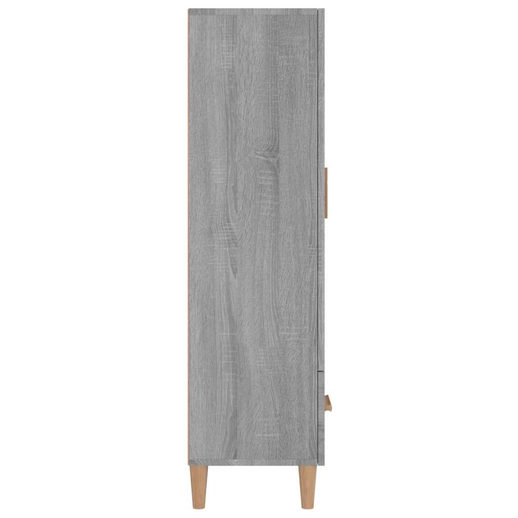 vidaXL Ντουλάπα Γκρι Sonoma 70 x 31 x 115 εκ. από Επεξεργασμένο Ξύλο