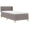 vidaXL &Kappa;&rho;&epsilon;&beta;ά&tau;&iota; &mu;&epsilon; &Epsilon;&lambda;&alpha;&tau;ή&rho;&iota;&alpha; &mu;&epsilon; &sigma;&tau;&rho;ώ&mu;&alpha; Taupe 90 x 190 cm ύ&phi;&alpha;&sigma;&mu;&alpha;