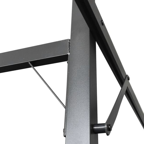 vidaXL Πέργκολα με Πτυσσόμενη Οροφή Ανθρακί 589 x 292 x 230 εκ.