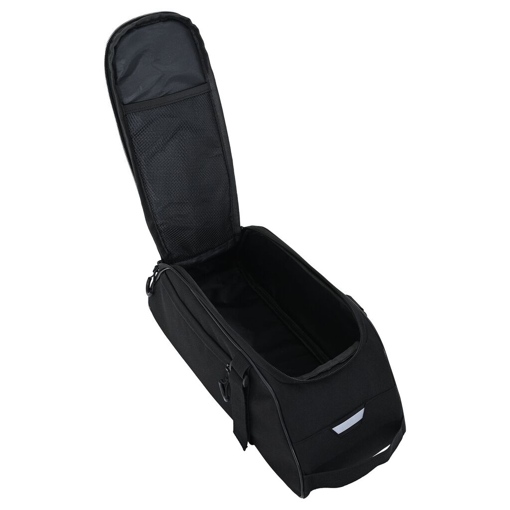 vidaXL Τσάντα Ποδηλάτου για Ράγα Pannier 8 L Μαύρη 38x16x16 εκ.
