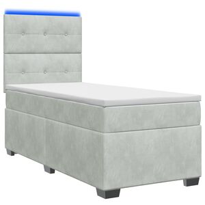 vidaXL &Kappa;&rho;&epsilon;&beta;ά&tau;&iota; box spring &mu;&epsilon; &sigma;&tau;&rho;ώ&mu;&alpha; &Alpha;&nu;&omicron;&iota;&chi;&tau;ό &gamma;&kappa;&rho;&iota; 80 x 200 cm &Beta;&epsilon;&lambda;&omicron;ύ&delta;&omicron;