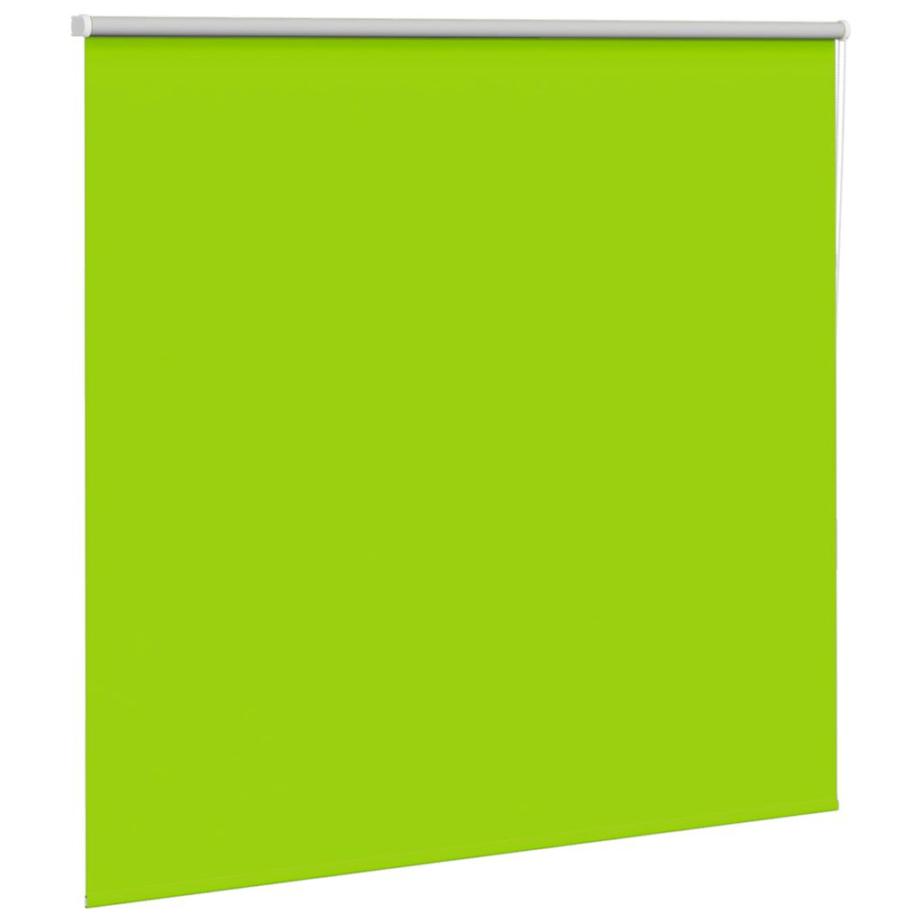 vidaXL Roller Blind Blackout φύλλα πράσινα 160x150 cm Πλάτος υφάσματος