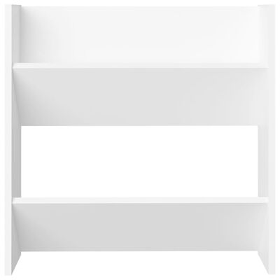 vidaXL Παπουτσοθήκες Τοίχου 2 τεμ. Λευκές 60x18x60 εκ. από Μοριοσανίδα