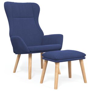 vidaXL &Pi;&omicron;&lambda;&upsilon;&theta;&rho;ό&nu;&alpha; Relax &Mu;&pi;&lambda;&epsilon; &Upsilon;&phi;&alpha;&sigma;&mu;ά&tau;&iota;&nu;&eta; &mu;&epsilon; &Upsilon;&pi;&omicron;&pi;ό&delta;&iota;&omicron;
