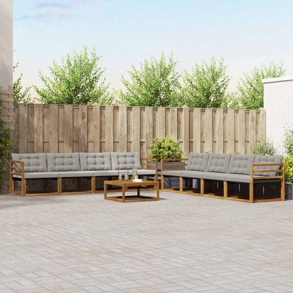 vidaXL &Sigma;&epsilon;&iota;&rho;ά &Kappa;&alpha;&nu;&alpha;&pi;έ &Epsilon;&xi;&omega;&tau;&epsilon;&rho;&iota;&kappa;&omicron;ύ 9 pcs &Phi;&upsilon;&sigma;&iota;&kappa;ό &kappa;&alpha;&iota; &Alpha;&nu;&omicron;&iota;&chi;&tau;ό &Gamma;&kappa;&rho;&iota;