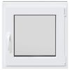 vidaXL Παράθυρο Υπογείου "RISOR" 50x50 εκ. Ανακλινόμενο & Περιστρεφόμενο DIN Δεξί Ανθρακί