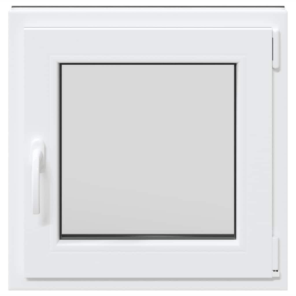 vidaXL Παράθυρο Υπογείου "RISOR" 50x50 εκ. Ανακλινόμενο & Περιστρεφόμενο DIN Δεξί Ανθρακί