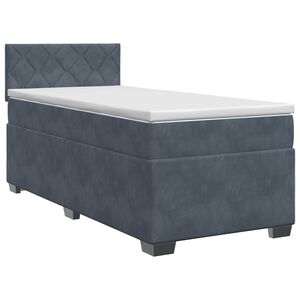 vidaXL &Kappa;&rho;&epsilon;&beta;ά&tau;&iota; box spring &mu;&epsilon; &sigma;&tau;&rho;ώ&mu;&alpha; &Sigma;&kappa;&omicron;ύ&rho;&omicron; &Gamma;&kappa;&rho;&iota; 80 x 200 cm &Beta;&epsilon;&lambda;&omicron;ύ&delta;&omicron;