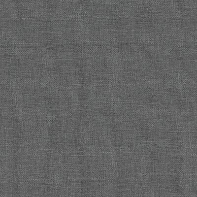 vidaXL Πάγκος Σκούρο Γκρι 110 x 40 x 70 εκ. Υφασμάτινος