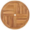 vidaXL Σέτ φαγητού για κήπο 3 pcs Καφέ Μασίφ ξύλο teak