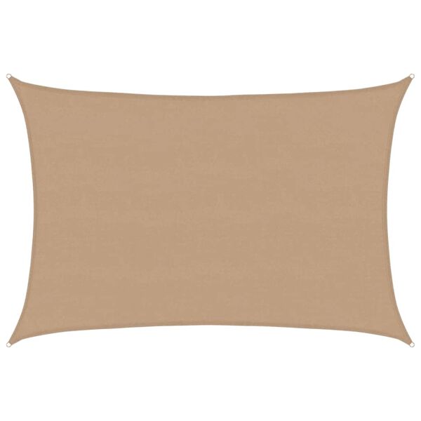 vidaXL Πανί Σκίασης Taupe 5 x 6 μ. από HDPE 160 γρ./μ²