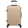 vidaXL Σετ Βαλίτσας με κλειδαριά 3 pcs Μπρονζέ 50 x 31 x 78 εκ