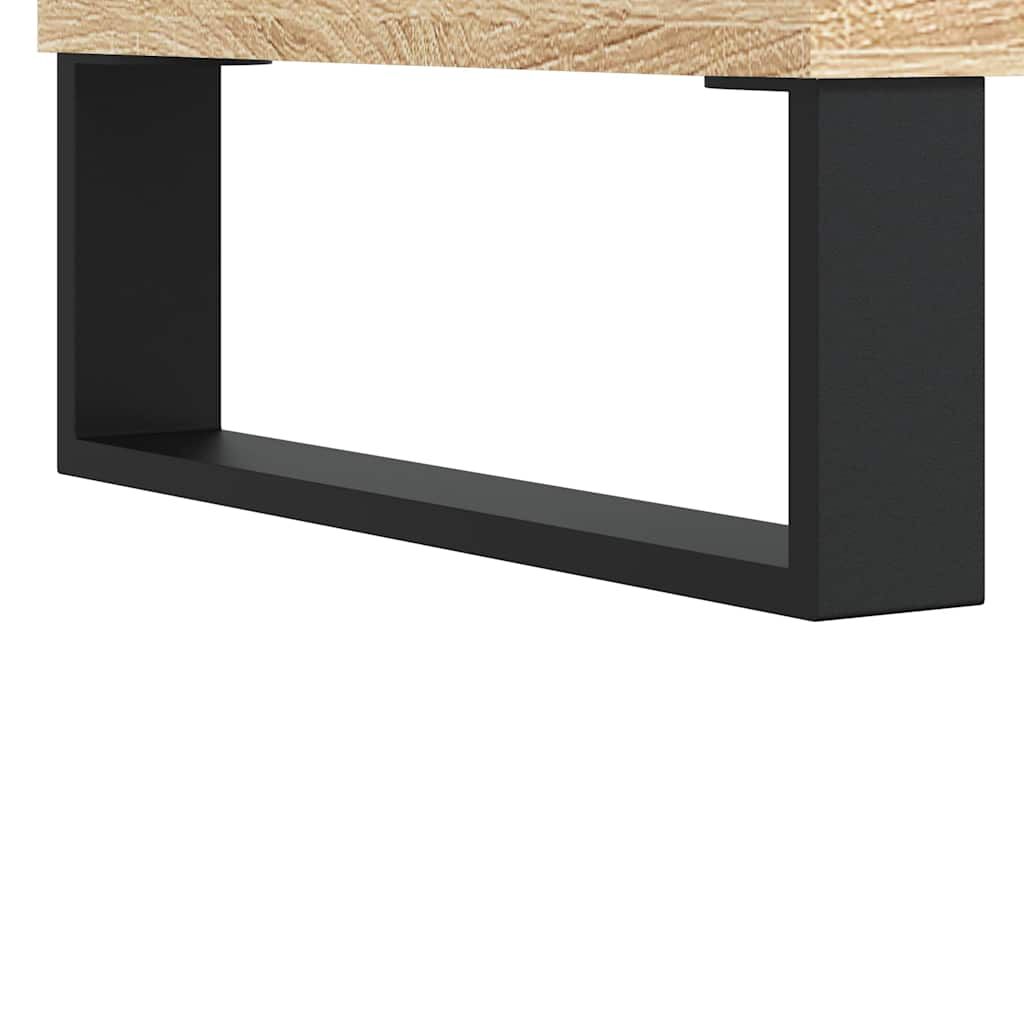 vidaXL Ντουλάπι Μπάνιου Sonoma Δρυς 80 x 33 x 60 εκ. από Επεξεργ. Ξύλο