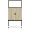 vidaXL Highboard Δρυς sonoma 68x35x139 cm Επεξεργασμένο ξύλο μέταλλο