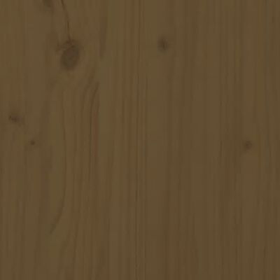 vidaXL Κεφαλάρι Κρεβατιού Μελί 185,5 x 4 x 100 εκ. Μασίφ Ξύλο Πεύκου