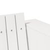 vidaXL Καναπές Κήπου Λευκό 134 x 60 x 62 cm Μασίφ ξύλο πεύκου