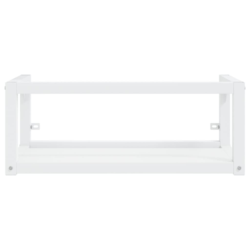 vidaXL Έπιπλο Μπάνιου Επιτοίχιο Λευκό 79 x 38 x 31 εκ. Σιδερένιο
