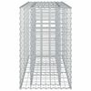 vidaXL &Alpha;&nu;&alpha;&sigma;&eta;&kappa;&omega;&mu;έ&nu;&omicron; &kappa;&rho;&epsilon;&beta;ά&tau;&iota; gabion &Alpha;&sigma;&eta;&mu;ί 130 x 50 x 80 cm