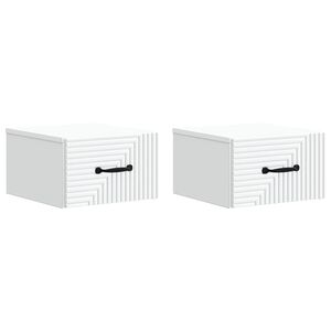 vidaXL &Tau;&omicron;ί&chi;&omicron;&upsilon; &Kappa;&rho;&epsilon;&mu;&alpha;&sigma;&tau;ό &Kappa;&omicron;&mu;&omicron;&delta;ί&nu;&omicron; 2 pcs &Lambda;&epsilon;&upsilon;&kappa;ό 34,5 x 33 x 20 &epsilon;&kappa;.