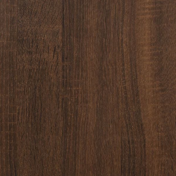 vidaXL Βιβλιοθήκη Καφέ Δρυς 45 x 24 x 160 εκ. από Επεξεργασμένο Ξύλο