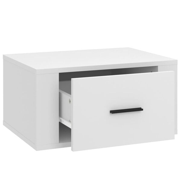 vidaXL Κομοδίνα Επιτοίχια 2 τεμ. Λευκά 50x36x25 εκ.